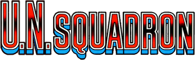 UN Squadron logo for ZX Spectrum